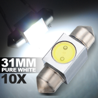 10X 31mm 1w Led Smd Festoon Map Dome Car Light Lamp Bulb