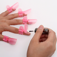10X Cute Nail Art Tips Nail Polish Protection Clipper