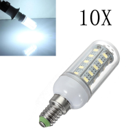 10X E14 7w White 36 Smd 5730 Led Corn Light Lamp Bulbs Ac 220v