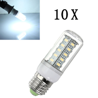10X E27 Led Bulb 7w White 36 Smd 5730 Ac 220v Corn Light