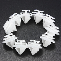 10X External Door Trim Bump Rub Strip Clips For Citroen Peugeot