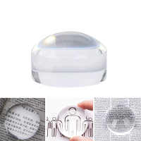 10X hoge vergroting kristallen bureauleesloep Acryllens 65 mm lensdiameter en dubbele functie als paperweight voor thuis