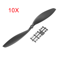 10X Xfx 10*4.7Sf 1047 Inch Slow Fly Propeller Blade Black Ccw For Rc Model