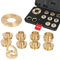 11 Stuks messing router sjabloongeleider set past op elke router onderbodem van de Portier Elektrisch kabelstijl. Precie