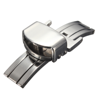 12 22Mm Stainless Steel Butterfly Deployment Clasp Watch Strap Buckle