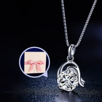 12 Constellations Gift Italina 925 Sterling Sliver Crystal Necklace