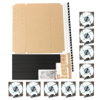 12 Gpu Aluminum Open Air Miner Frame Mining Rig Case Eth Btc Ethereum 10 Fans