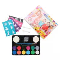 12 Kleuren Make up Gezicht Lichaam Kunst Schilderen Lichaamsverf Olieverf Tattoo Make up Cosmetisch Gezicht Lichaamsverf