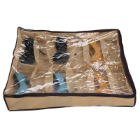 12 Pairs Tidy Under Bed Fabric Shoe Storage Organizer Box Closet Bag