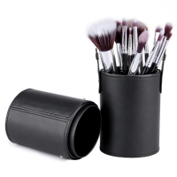 12 Pcs Cosmetic Brushes Set Cup Holder Makeup Tools