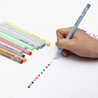12 Pcs Cute Shining Candy Ballpoint Pen Set Stationery 0.5Mm