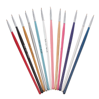 12 Pcs Nail Art Design Brush Fine Details Tips Drawing Set