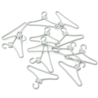 12 Pcs Plastic Mini Clothes Hanger For Barbie Doll Clothes Accessories