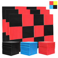 12 Stuks 30x30x2,5cm akoestisch schuim geluidsabsorberend studio schuim geluidsisolatie panelen bioscoopspons absorptieb