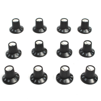 12 X Guitar Amp Knob Amplifier Skirted Knobs Volume Tone Control For Fender
