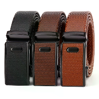 120 Cm heren PU leren riem casual automatische gesp verstelbare tailleband eenvoudige mode zakelijke herenbroek riem