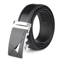 120Cm Mens Belt Peritoneal Second Layer Leather Business Automatic Alloy Buckle