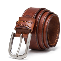 120Cm Mens Business Leather Belt Casual Alloy Pin Buckle Jeans Waistband