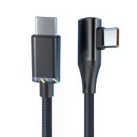 120W Type C naar Type C kabel Snelladen Gegevensoverdracht Verdikte tin geplateerde koperen kern Lijn 1M/2M Lang voor iP