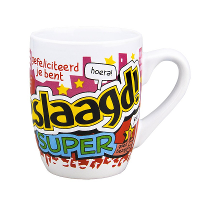 Cadeau mok/beker geslaagd   300 ml   koffiebekers/drinkbekers   afgestudeerd