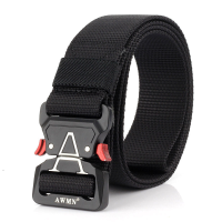 125Cm AWMN S05 2 3.8Cm tactische nylon riem met Cobra gesp militaire ventilator jagen voor mannen en vrouwen