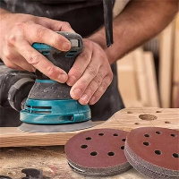 125Mm 5 Inch Ronde Schuurpapier 8 Gat Haak en Lusschuurdiscs voor Hout Metaal Polijsten Roestverwijdering #60/80/100/120