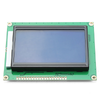 12864 128 X 64 Graphic Symbol Font LCD Display Module Blue Backlight For Arduino