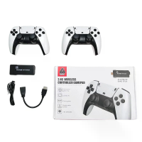 [128G] M8 Pro 4K HD TV Game Console met 2,4G draadloze dual controllers HD uitgang open source Linux 40000+ retro spelle