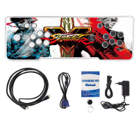 [128G] Pandorra Box 3D Retro Game Console Arcade Videogame Machine Built in 26800 Games 8 knops Dual Player Gamer Consol