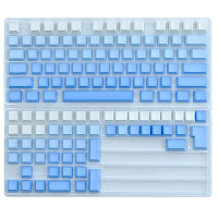129 Toetsen Gradient Kleuren PBT Keycap Set OEM Profiel Transparante Custom Keycaps voor Mechanische Keyboards