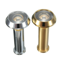 12Mm Brass Security Door Viewer Spy Hole Peephole Adjustable 180 Degree