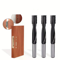 12Mm shank massieve carbide spiraal freesbit mortise bit 16mm snijdiaameter voor houtbewerking deurslot