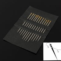 12Pcs Assorted Self Threading Sewing Needles For Elder