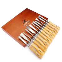12Pcs Carving Chisels Kit Woodworking Knifes Wood Carving Knifes Set