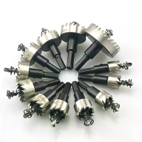 12PCS HSS4241 Boor Bit Legering Metaal Snijgereedschap Gatzaag Set 15 50mm voor 2mm Dikke Platen