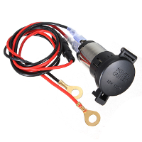 12V 120w Car Motorcycle Cigarette Lighter Power Socket 60cm Cord