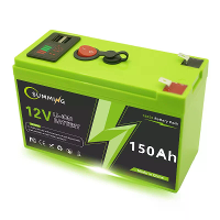 12V 60Ah/150Ah Batterij Herlaadbare Lithiumbatterij 4000 Cycli Ingebouwde BMS Overlaadbeveiliging Lichtgewicht voor Buit