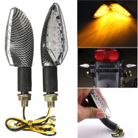 12V 15led Motorcycle Turn Signal Indicator Blinker Light Amber Flexible Handle