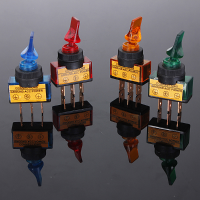 12V 20a Led Illuminated Flick Toggle Switch Car Van Dash Boat Light