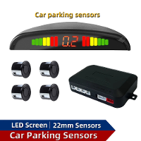 12V 22mm 4 Sensoren Autoparkeersensoren Parkeerpakket LED Display Achtergrondverlichting Reverseringsbackup Radarsysteem