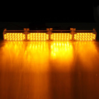 12V 22x4 Led Flash Amber Emergency Light Warning Strobe Auto Lamp