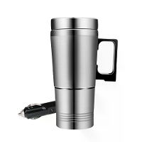 12V/24V Auto Elektrische Verwarmende Mok Waterkoker Thermos Roestvrijstalen Verwarmingsketel Elektrische Kop Verwarmings