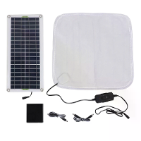 12V 50W Zonnepaneel met Elektrische Verwarmde Deken Waterdichte DC interface Monokristallijn Siliconen Energieopslag voo