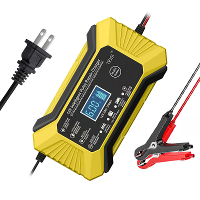 12V Auto Acculader Volledig Automatisch Stop Negen Fase Intelligente Puls Reparatie Loodzuur Acculader
