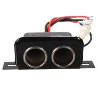 12V Car Motorbike Tractor Boat Cigarette Lighter Double Socket Plug
