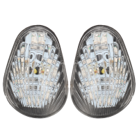12V Clear Led Turn Signal Indicator Light Flush Mount For Yamaha Yzf R1 R6 R6s