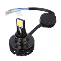 12V H4 6000k 24w 3000lm Motorcycle Headlight Bulb Four Sided Light Headlamp Led Beads Cob Aluminum