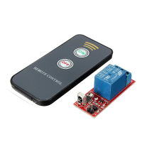 12V Ir Control Receiver Board 1 Channel Relay With 2 Key Remote Control