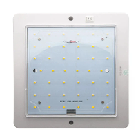 12V LED Interieurplafondlamp Dun Ontwerp Warm Wit 9W Laag Energieverbruik Camper Van Caravans Bus Boot Koepellicht