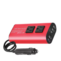 12V naar 220V Auto Omvormer Aangepaste Sinusgolf Auto Voedingsconverter 500W Piekvermogen Snelle en Slimme Lading
